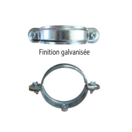 Collier galva d100mm m7x150