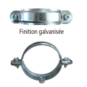 Collier galva d100mm m7x150