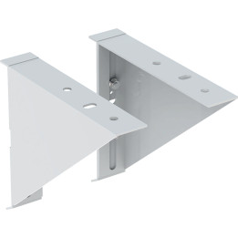 Console jeu d'equerres de montage pour lavabo collectif PUBLICA