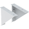 Console jeu d'equerres de montage pour lavabo collectif PUBLICA