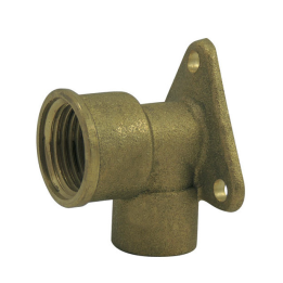 Coude applique laiton 14-1/2F