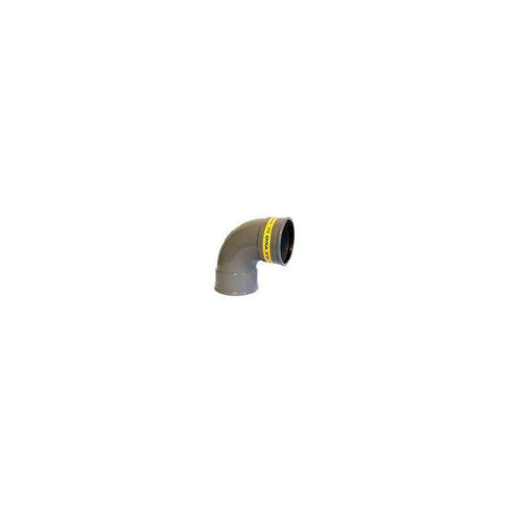 Coude assainissement CR8 D160 FF - 90° NF