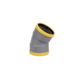 Coude assainissement CR8 D200 FF - 45° NF