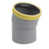 Coude assainissement CR8 D200 MF - 45° NF