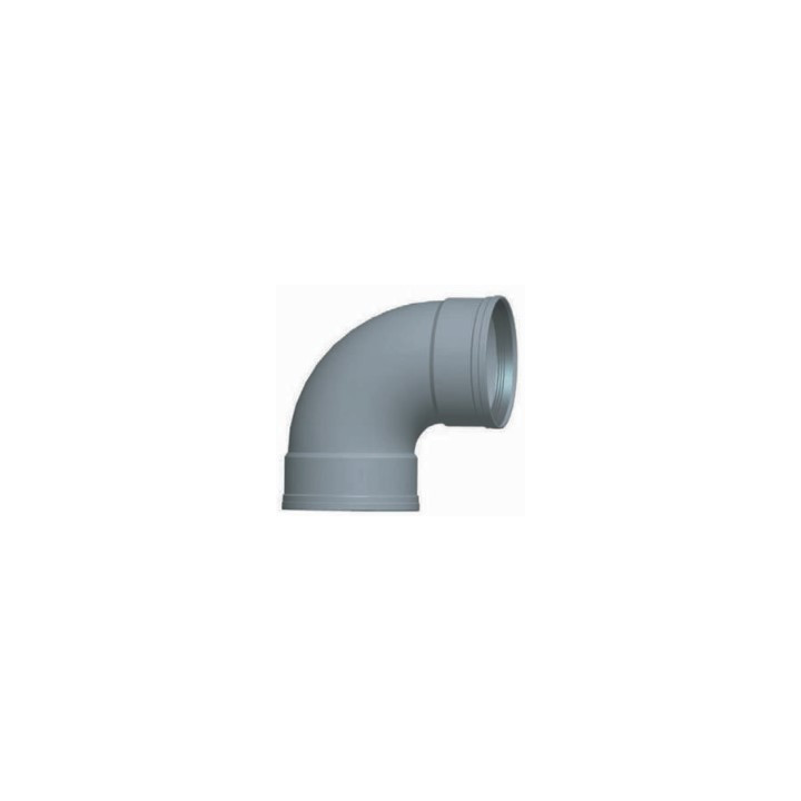 Coude assainissement CR8 D250 MF - 90° NF