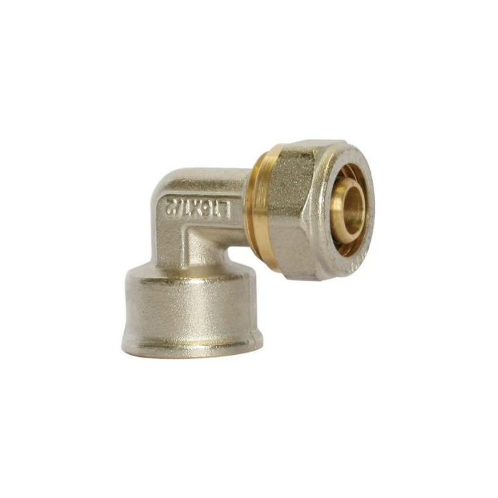 Coude a compression multicouche D16 1/2" F