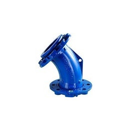 Coude fonte bride bride dn200 1/8 (45°) pn16 (12trous d20)