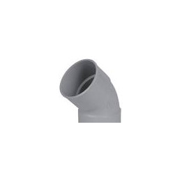 Coude pvc evac D125 45° FF - NF