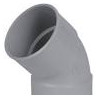 Coude pvc evac D125 45° FF - NF