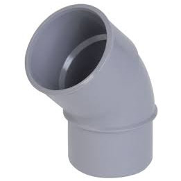 Coude pvc evac D125 45° MF - NF