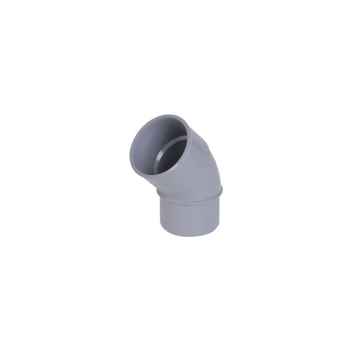 Coude pvc evac D125 45° MF - NF