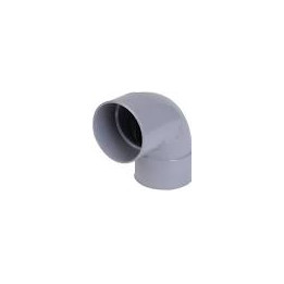 Coude pvc evac D125 90° FF - NF