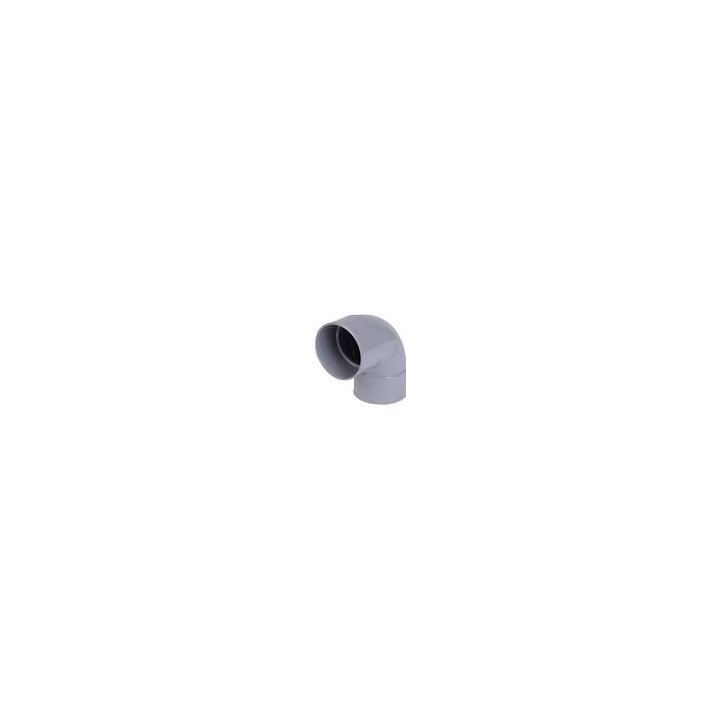 Coude pvc evac D125 90° FF - NF
