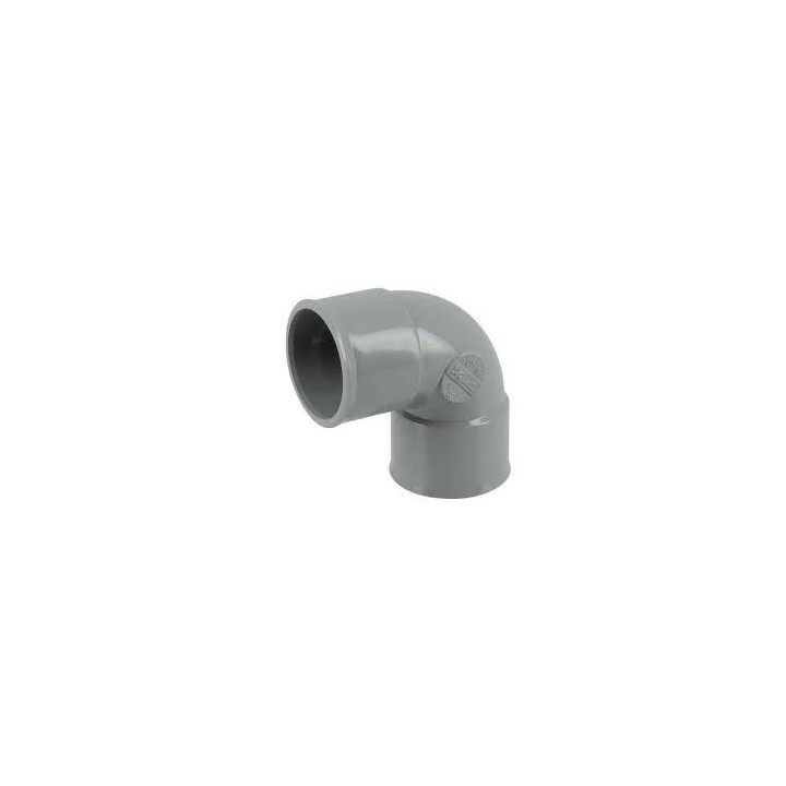 Coude pvc evac D140 90° FF - NF