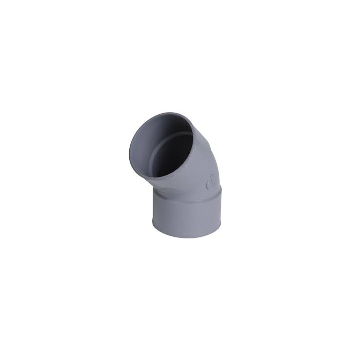 Coude pvc evac D160 45° FF - NF