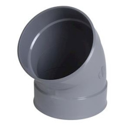 Coude pvc evac D250 45° FF - NF