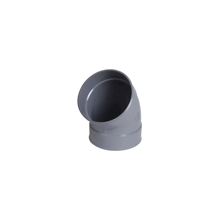 Coude pvc evac D250 45° FF - NF