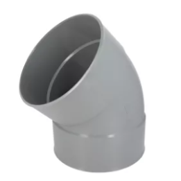 Coude pvc evac D315 45° FF - NF