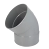 Coude pvc evac D315 45° FF - NF
