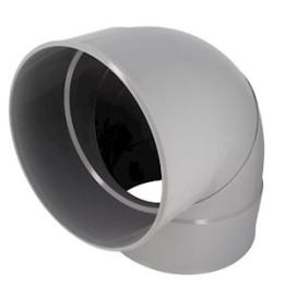 Coude pvc evac D315 90° FF - NF