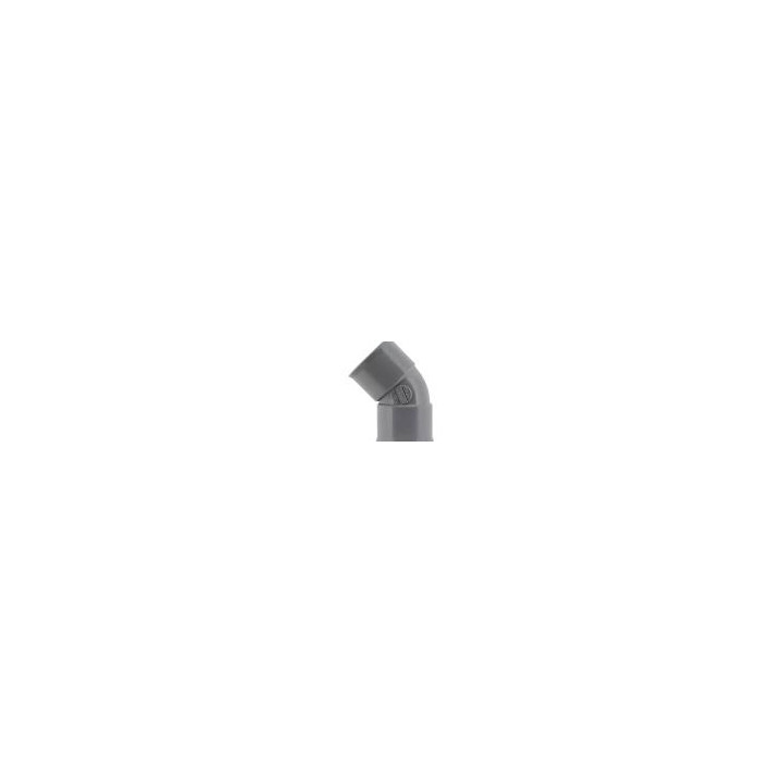 Coude pvc evac D32 45° FF - NF