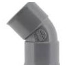 Coude pvc evac D32 45° FF - NF