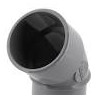 Coude pvc evac D40 45° MF - NF