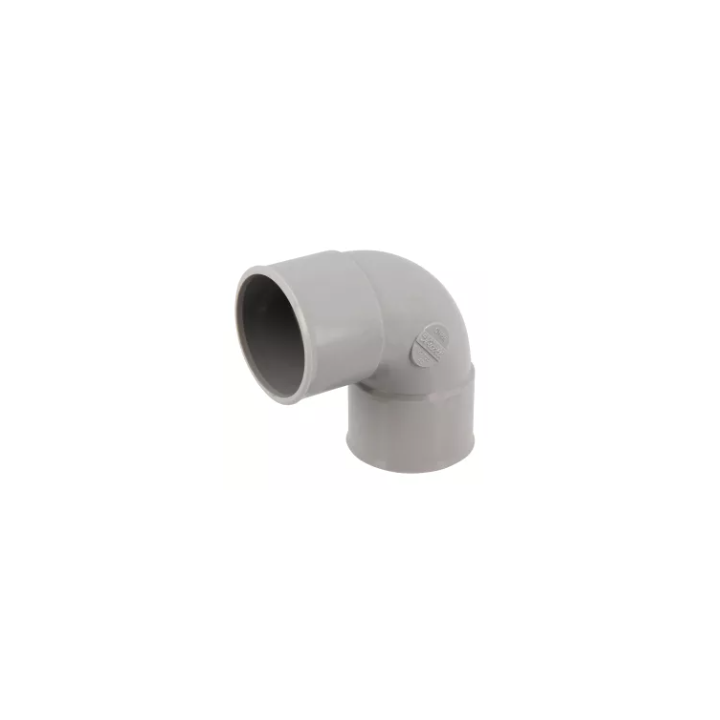 Coude pvc evac D40 90° FF - NF