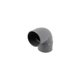 Coude pvc evac D50 90° FF - NF