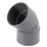 Coude pvc evac D63 45° FF - NF