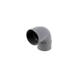 Coude pvc evac D63 FF 90° NF