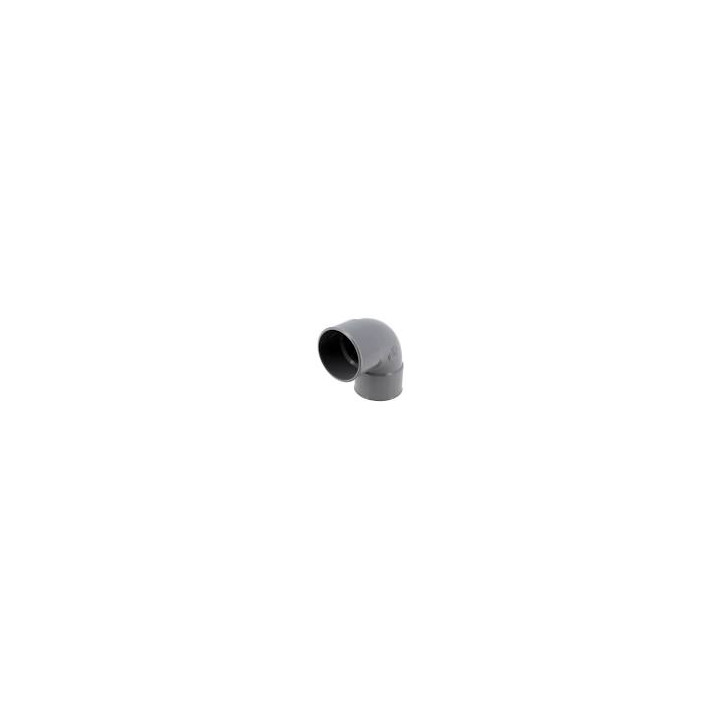 Coude pvc evac D63 FF 90° NF