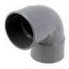 Coude pvc evac D63 FF 90° NF