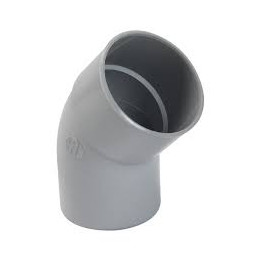 Coude pvc evac D80 45° FF - NF
