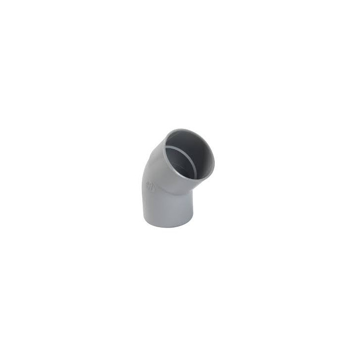 Coude pvc evac D80 45° FF - NF