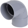 Coude pvc evac D80 90° FF - NF