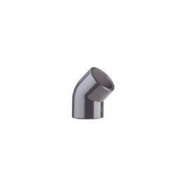 Coude pvc pression acs pn16 d110 45° femelle femelle