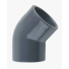 Coude PVC pression acs pn10 d225 45° femelle femelle