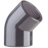 Coude pvc pression acs pn16 d25 45° femelle femelle