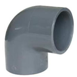 Coude pvc pression acs pn16 d32 90° femelle femelle