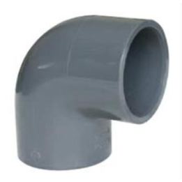 Coude pvc pression acs pn16 d50 90° femelle femelle