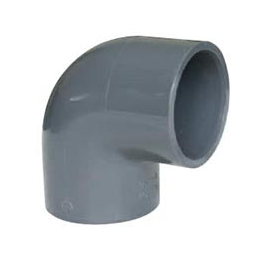 Coude pvc pression acs pn16 d63 90° femelle femelle