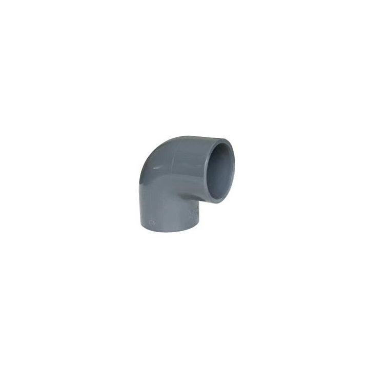 Coude pvc pression acs pn16 d63 90° femelle femelle