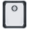 Evier 1 cuve sous plan 370x430mm ATON inox vidage manuel
