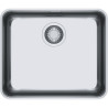 Evier 1 cuve sous plan 510x430mm ATON inox vidage manuel