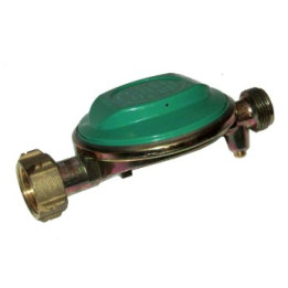 Detendeur gaz a securite 1.3kg/h 28mb entree ecrou bouteille sortie m20x150 18kw nf sans tetine
