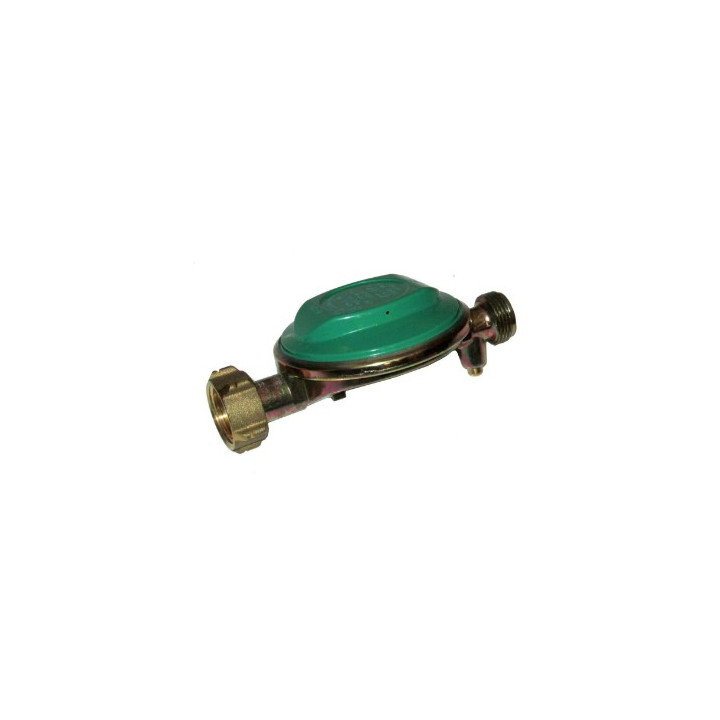 Detendeur gaz a securite 1.3kg/h 28mb entree ecrou bouteille sortie m20x150 18kw nf sans tetine