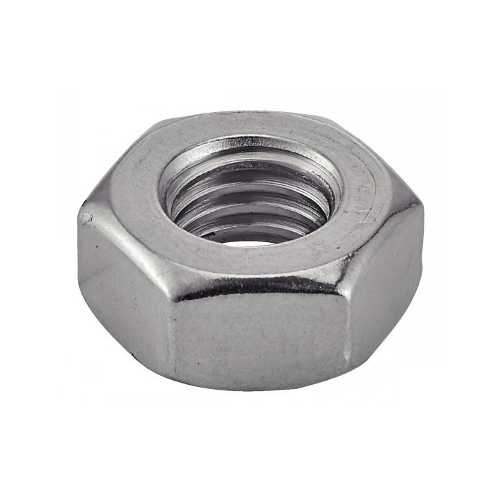Ecrou hexagonal lubrifie d16mm inox a4