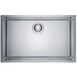 Evier 1 grande cuve sous plan 740x440mm MARIS inox vidage manuel