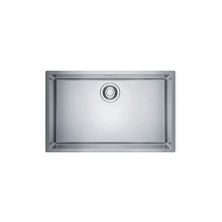 Evier 1 grande cuve sous plan 740x440mm MARIS inox vidage manuel
